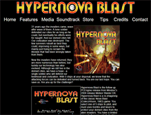 Tablet Screenshot of hypernovablast.com